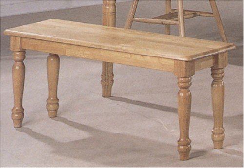 Childrens Toyshop  Kitchen & Housewares : Country Style Dining Chair House Bench w/ Decorative Turned Legs Natural