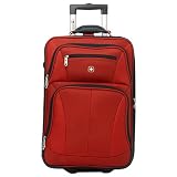 SwissGear 21" Upright Suitcase - Red