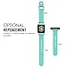 MoKo Apple Watch Band Series 1 Series 2, Soft Silicone Replacement Sports Band for 42mm Apple Watch 2015 & 2016 All Models, Mint GREEN (Not fit 38mm Versions)