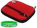 Neoprene Sleeve (Spicy Red) Case for iomega eGo Encrypt Plus 500 GB Portable Hard Drive 34514