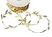 LaRibbons 1-1/4'' Leaf Ribbon - 20 Yard/Spool(Gold)