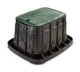 Rain Bird VBREC12 Rectangle 12-Inch Green Sprinkler Valve Box With Lid