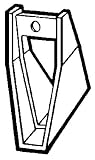 Genova #RW112 5PK White Bracket Spacer