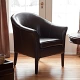 Armen Living Pierre Leather Club Chair