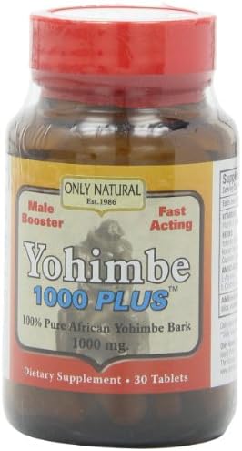 Only Natural Yohimbe 1000 Plus, 30-Count