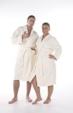 Frottee Bademantel Saunamantel / aqua-textil / Rügen / natur mit Schalkragen für Sie & Ihn in 5 Größen, XL