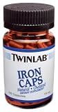 TwinLab - Iron Caps, 18 mg, 100 capsules