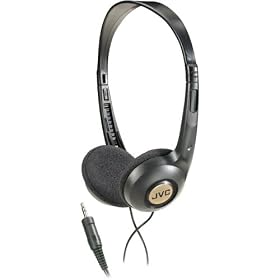JVC HA35 Traditional Lightweight Walkman Replacement Headphones