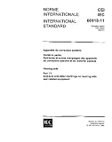 IEC 60118-11 Ed. 1.0 b:1983, Hearing aids. Part 11: Symbols and other markings on hearing aids and related equipment