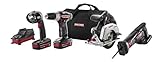 Craftsman 19.2-Volt 4-Piece Lithium Combo Kit - Drill / Circular Saw / Reciprocating saw [並行輸入品]