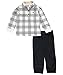 Carter's Boys 2 Pc Playwear Sets 249g271, Plaid, 4T