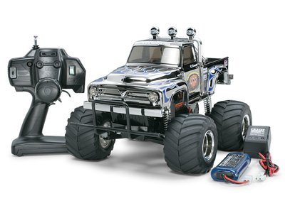 T2M - 57752L - Tamiya - Véhicule Radio Commande - Pick-up Électrique - Midnight Pumpkin XB