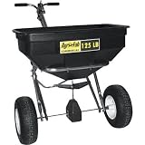 Agri-Fab Commercial Push Spreader - 125-Lb. Capacity, Stainless Steel Frame, Model# 45-0405