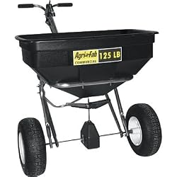 Agri-Fab Commercial Push Spreader - 125-Lb. Capacity, Stainless Steel Frame, Model# 45-0405