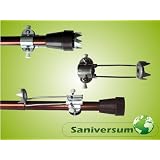 Eiskrallen-Set (2 St�ck) f�r Gehstock, universal, 5 Spitzen, hochklappbarvon "Homecare"