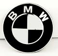 BMW Hood Logo Badge Emblem (Black) 82mm