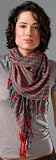 A Peace Treaty Women's Borderlines Red Handkerchief Scarf