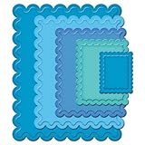 Spellbinders S4-133 Nestabilities Large Classic Scalloped Rectangles Die Template
