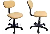 Beige Fabric Office Chair w/ Gas Lift and 360 degree swivel