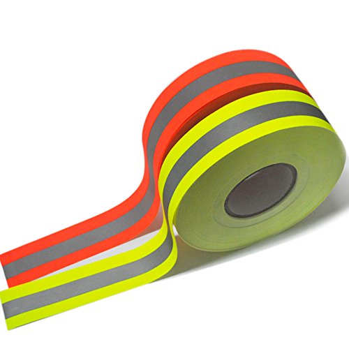 RICHELE High Visibility Elastic Reflective Tape Strip, 3M Fabric