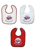 Minnesota Twins 3 Pack Snap Bib Set