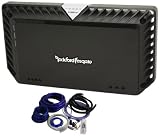 Package: Brand New Rockford Fosgate T1500-1bdcp Power Series Car Amplifier with 1500 Watt RMS of Constant Power Delivering up to 25% More Power on All Impedence Loads + Cadence Wk01 Complete 0 Gauge Wire Kit with Rca Cables