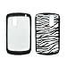 Zebra Stripes Design Soft Silicone Gel Skin Cover Case for Blackberry Curve 8300 / 8310 / 8320 / 8330 [Accessory Export Packaging]