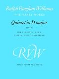Quintet in D Major: (Piano Score and Parts)