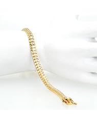14K Yellow Gold CZ Bracelet