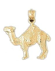 14K Yellow Gold Camel Pendant
