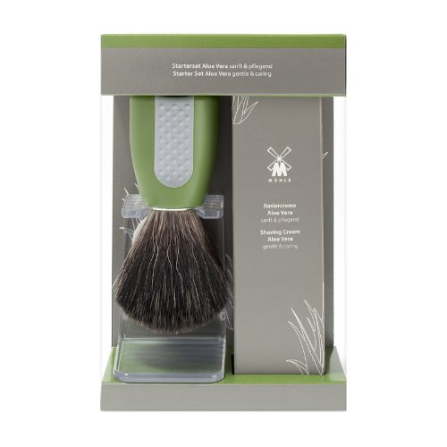 M&Uuml;HLE - Starterset Aloe Vera - Synthetisches Haar \"Black Fibre\" - SKIN CARE Se Preisvergleich