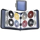 Case Logic CD Wallet, Holds 208 CDs in Separate Sleeves, Color: Dusty Blue & Gray
