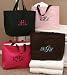 Hortense B Hewitt 34188P Brown Custom Embroidered Tote Bag