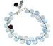 Faceted Light Blue Chalcedony Bracelet