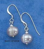 Soft Pink Freshwater Pearl Sterling Silver Earrings - Classic