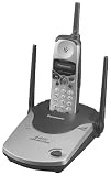 Panasonic KXTG2500 2.4 GHz DSS Cordless Phone with Lighted Keypad (Silver)