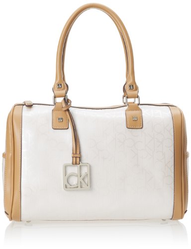 Calvin Klein Key Item Textured Embossed Satchel