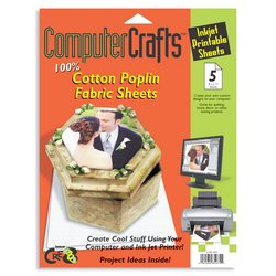 Computer Crafts: Cotton Poplin Fabric Sheets by Janlynn Corporation