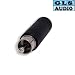 GLS Audio Molded 1/4 Female to RCA Male Adapter - 4 Pack