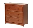 Beatrice 3 Drawer Chest In Cognac Finish By Storkcraft Baby Furniture