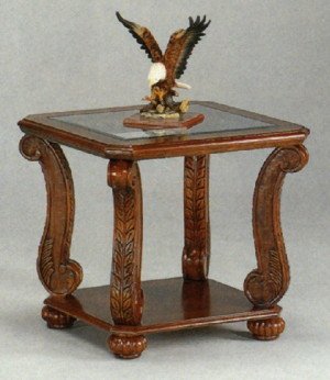 Classic Style Occasional End Table in Cherry Finish By Coaster Furniture