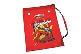 Disney Power Rangers Jungle Fury Swim Bag,Side Drawstring Handle,Red