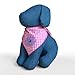 Tail Trends Dog Bandanas for Every Dog Occasion with Pink Princess Summer Spring Nature Handmade Appliques - 100% Cotton