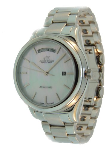 Adee Kaye Mens AK-6005-M-WHT 21 jewels