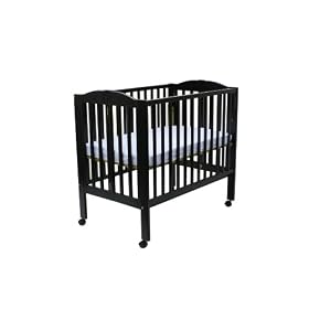 Click here to buy DREAM ON ME Black 3 IN 1 FOLDING PORTABLE CRIB by DREAM ON ME