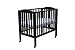 DREAM ON ME Black 3 IN 1 FOLDING PORTABLE CRIB
