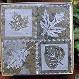 Autumn Leaves Natural Slate Coasters - Set of 4 - Perfect Gift!
