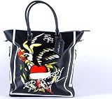 Ed Hardy - ED HARDY ORIGINAL CARRY ON TOTE TA4005 BLACK BAG