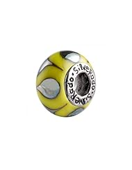 SilveRado (tm) SV04 Murano Glass Lady Luck Pandora Compatible Bead / Charm
