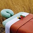 Autumn Breeze Theme Massage Table Sheet Set with Blanket